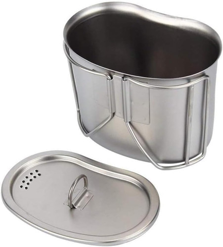 Kocher mit deckel feldflaschen - mit,