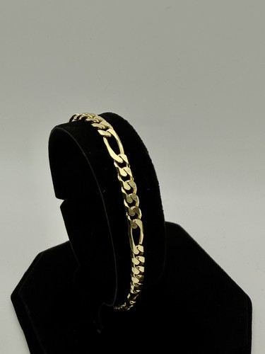 Echtgold figaro armband - figaro, aus