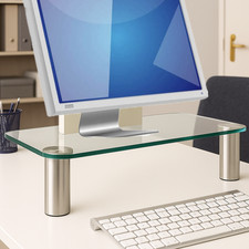 Monitor - TV -  Aufsatz Glas -