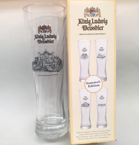 König ludwig weissbierglas - könig,
