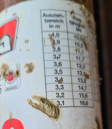 Deckenstütze bis 400cm
