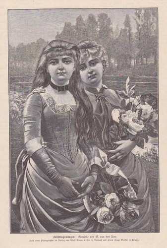 Frühlingsmorgen junge damen - frühlingsmorgen,