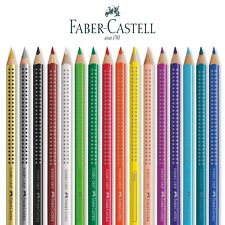 Faber Castell Farbstift Buntstift Bleistift Buntstifte JUMBO Grip metallic