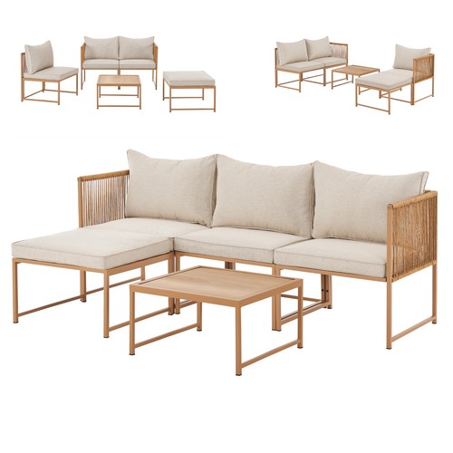 Polyrattan gartenlounge - polyrattan,