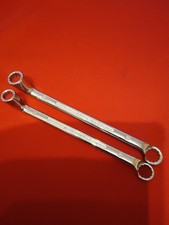 2 x SANDVIK BELZER No.2  Doppelringschlüssel gekröpft 