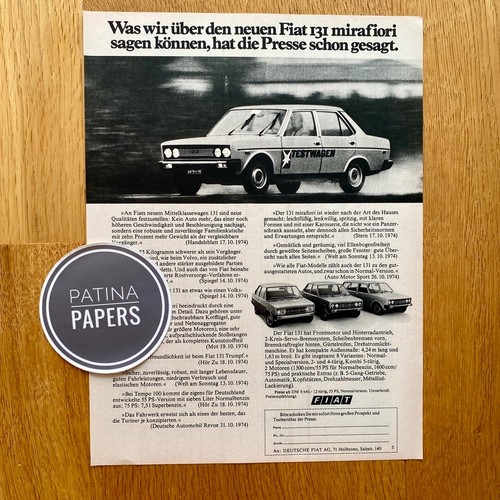 1975 fiat 131 mirafiori - 1975,