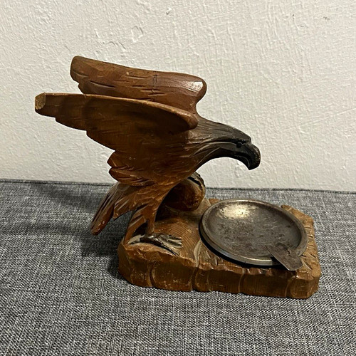 Aschenbecher holz geschnitzt - aschenbecher,