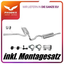 Audi A4 1.8 (1994-2001) Stufenheck Kombi Auspuffanlage Mittel+Endschalldämpfer