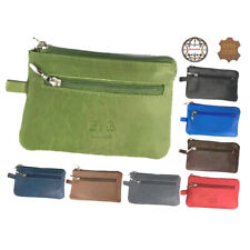 Echt Leder Schlüsseltasche Herren Damen Auto Schlüsselmappe Schlüsseletui Börse