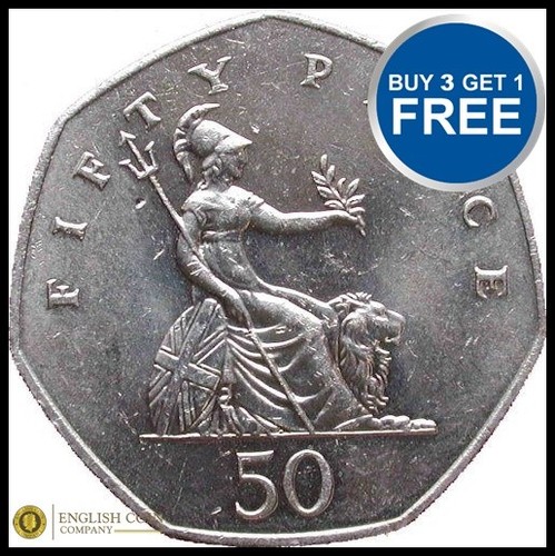 50p 1969 1997 elizabeth ii - 1969, to