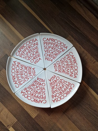 6er set pizzateller - set,