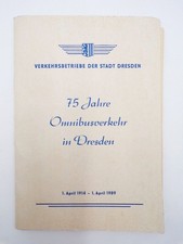 75 Jahre Omnibus Verkehr in
