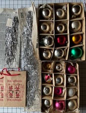 Christbaumkugeln Lametta Dachbodenfund alt vintage