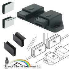 1 x doppelter magnetischer Druckfang Druck zum Öffnen Touch für Doppelglastüren