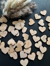 100 Streudeko Holz Herz