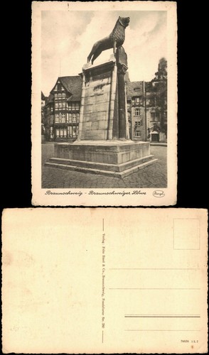 Ansichtskarte braunschweig - ansichtskarte,