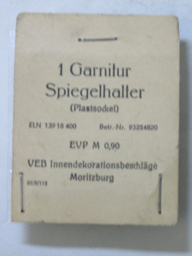 Ddr garnitur spiegelhalter - 1,