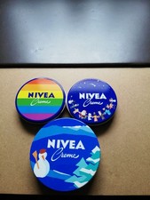 3 NIVEA-Creme-Blechdosen - Sammlerdosen - leer