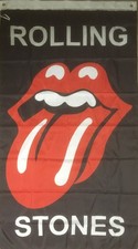 Fahne Rolling Stones Flag Mick Jagger Satisfaction Angie