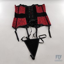 KUOSE Damen Burleske Body Shaper Mieder Vollbrust Corsage Top mit St... A1C21665