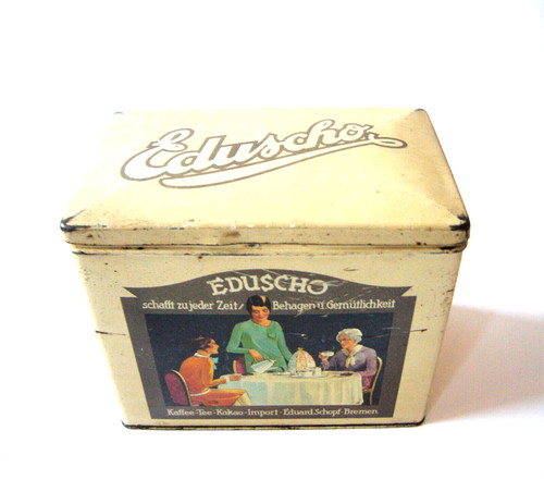 Alte blechdose eduscho - alte, "eduscho