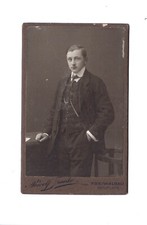 CDV Foto Feiner Herr - Freiwaldau Jeseník 1900er