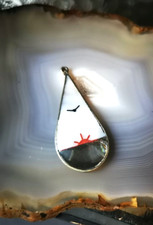 Anhänger Alpacca Tropfen