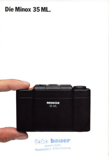 Prospekt minox 35ml - minox, kamera