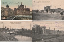 7 Feldpost Ak,  Belgien "Anvers - Antwerpen"; Kleinf.; gel. 1916 n. Jestetten su