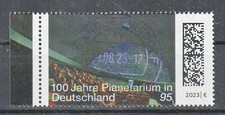 BUND 3798 "100 Jahre Planetarium 2023" Randstück mit Handstempel