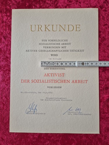 Urkunde aktivist - urkunde,