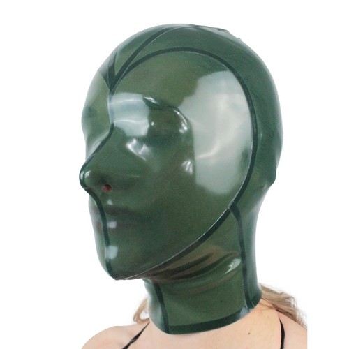 Latex transparent grün - latex, haube