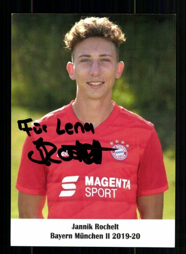 Jannik rochelt autogrammkarte - rochelt,