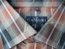 Hemd der Marke CAVORI  Gr. 45/46 (XXL) beige-/braunfarben 