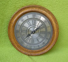 Alte Wanduhr Quarz Zinn mit