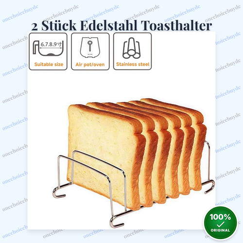 Profi edelstahl toasthalter - 2x,