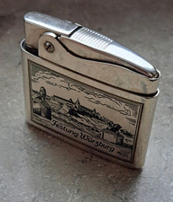 Vintage Rowenta Benzin Feuerzeug " Festung  Würzburg "