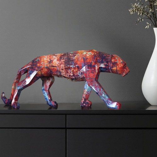 Jaguar dekofigur pop art - dekofigur,