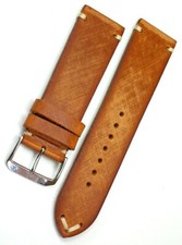 24mm Vintage Graf Kalbsleder Hand gebürstet made Deutschland Uhrenarmband 24/22