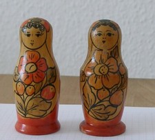 2 Matrjoschkas.2 Matroschkas!Schöne Babuschkas!Einzelne Holzpuppen!SAMMLEROBJEKT