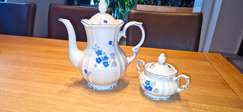 Kaffeekanne zuckerdose mit - kaffeekanne,