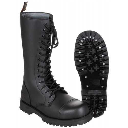 Springerstiefel schwarz oder