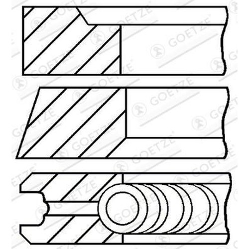 Goetze engine 337400 - engine, 08-337400-00