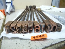 4944.    10 x Stück  Brandeisen Brenneisen Zahlen  Holz Bierfass 9 kg