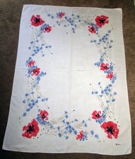 Vera Neumann Tablecloth Red