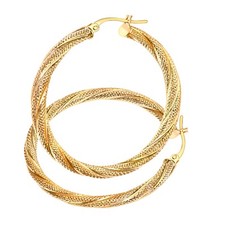 Creolen 9 kt Gelbgold 30 mm