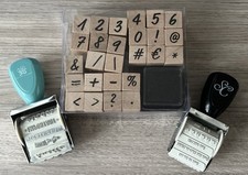 Stempel Set 4 Tlg Zahlen Stempelkissen 2 Drehstempel 