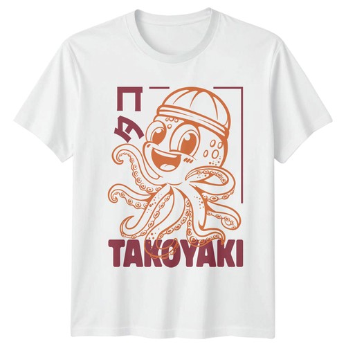 Tako takoyaki shirt kawaii - tako, t-shirt