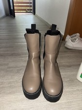 Schöne Damen Winter Stiefel/Stiefeletten - braun/schwarz - Größe 39 - WIE NEU!