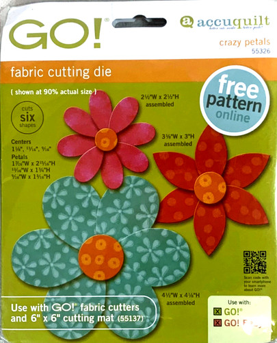 Accuquilt crazy petals - crazy,
